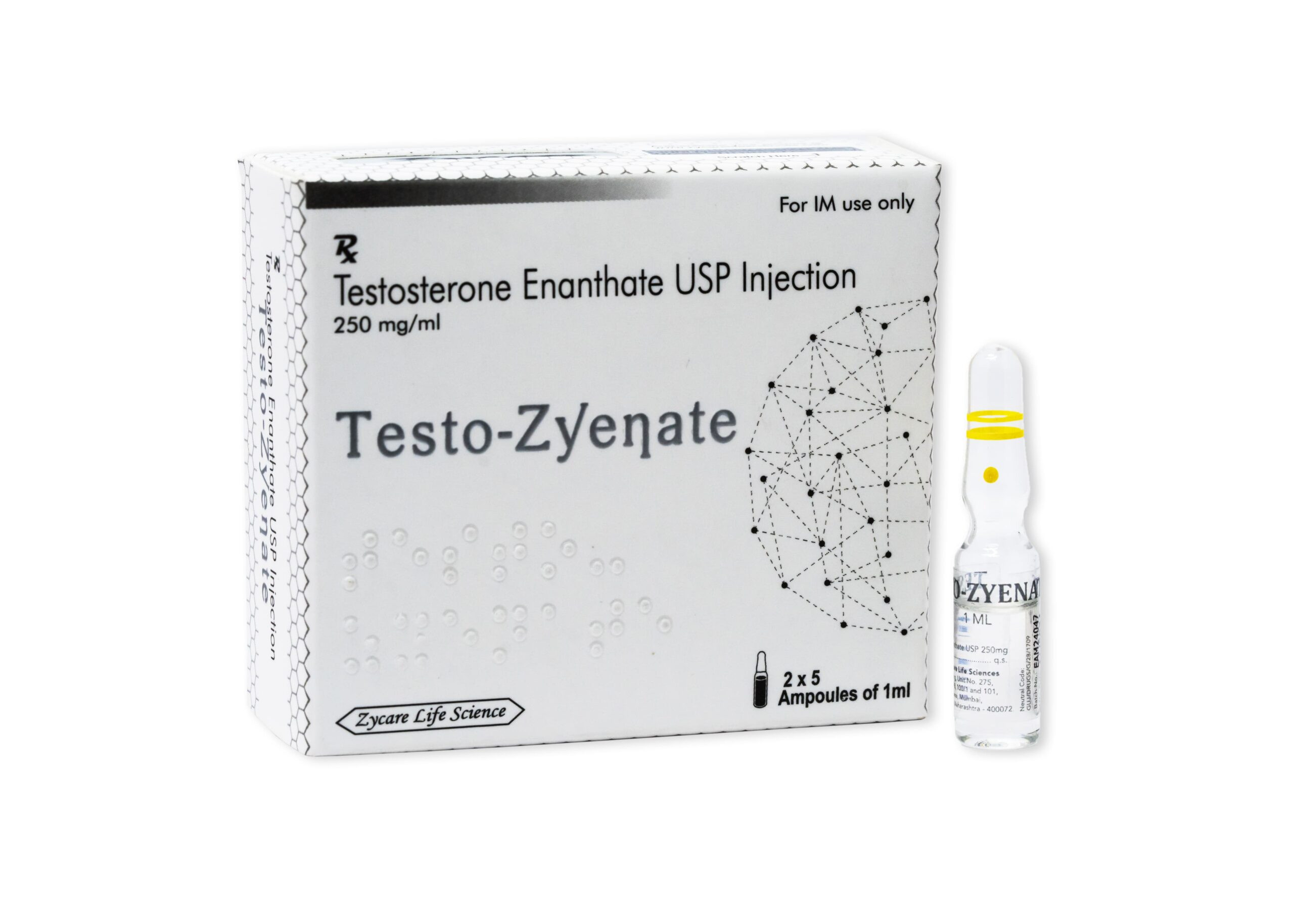 테스토-자이에네이트 (테스토스테론 에난테이트 Testosterone Enanthate 250mg/ml)